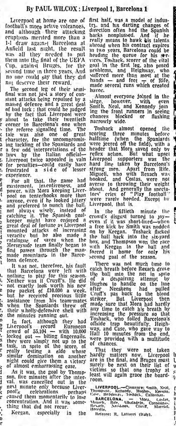 Guardian match report