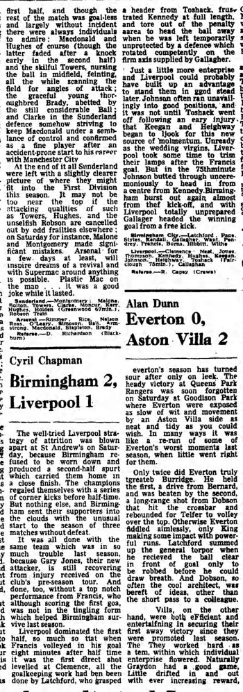 Guardian match report