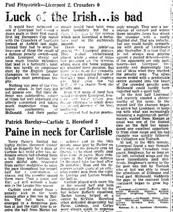 Guardian match report