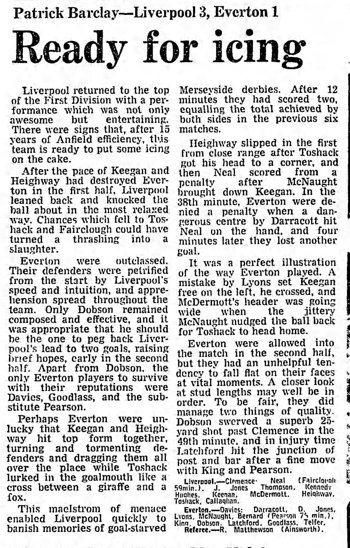 Guardian match report