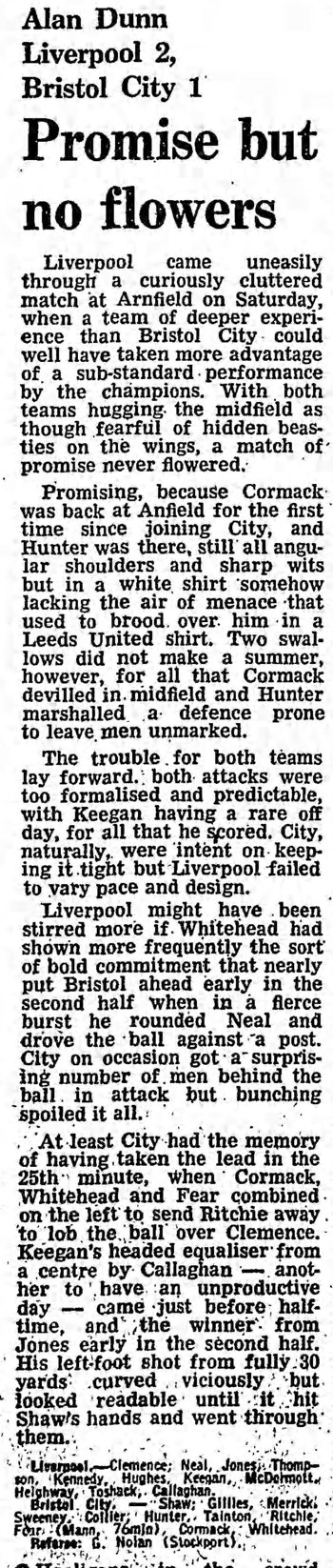 Guardian match report