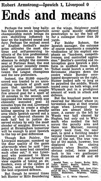 Guardian match report