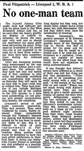 Guardian match report