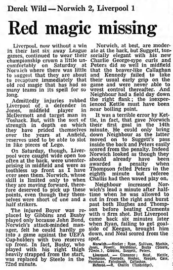 Guardian match report