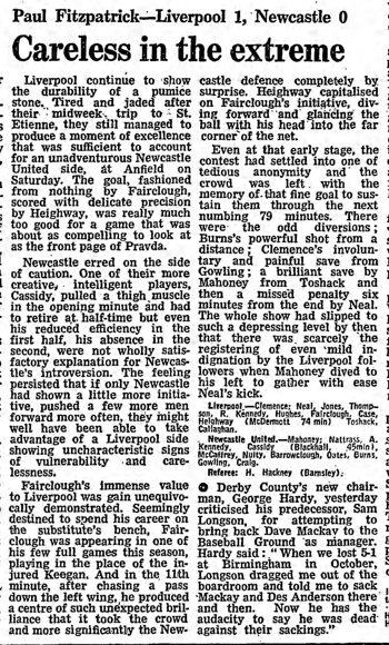 Guardian match report