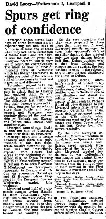 Guardian match report