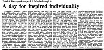 Guardian match report