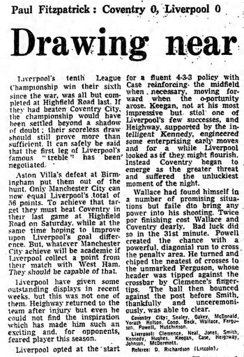 Guardian match report
