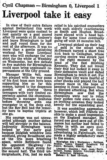 Guardian match report