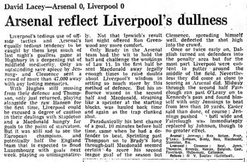 Guardian match report