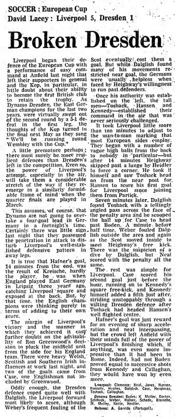 Guardian match report