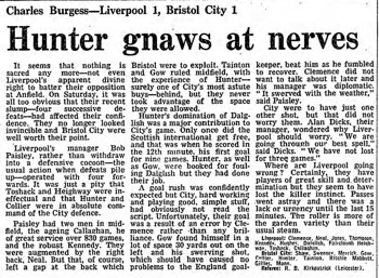 Guardian match report