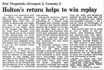 Guardian match report