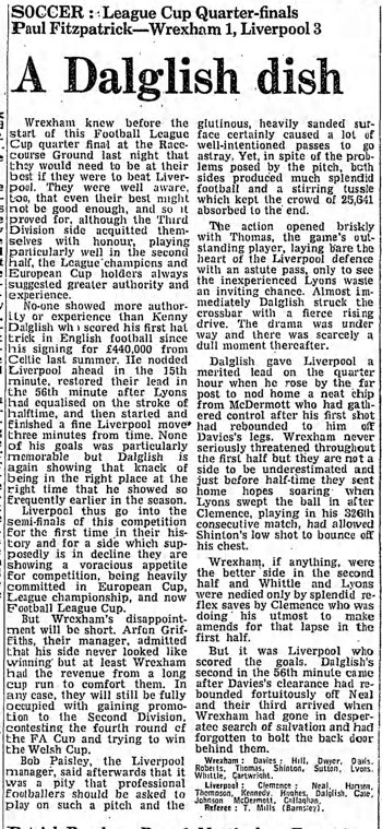 Guardian match report