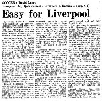 Guardian match report