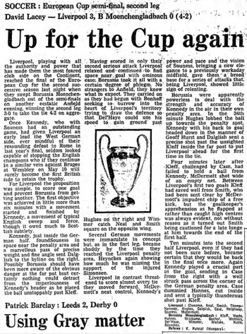 Guardian match report