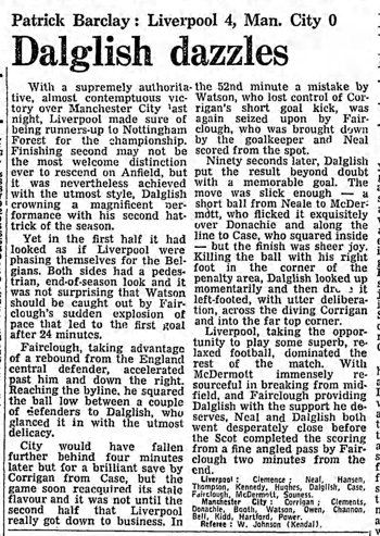 Guardian match report