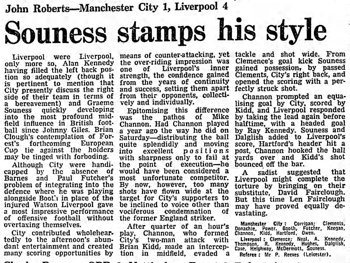 Guardian match report