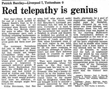 Guardian match report