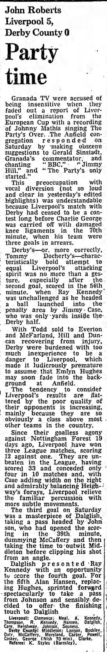 Guardian match report