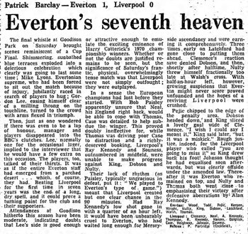 Guardian match report