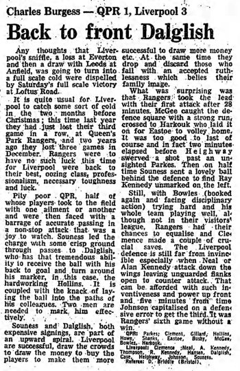 Guardian match report