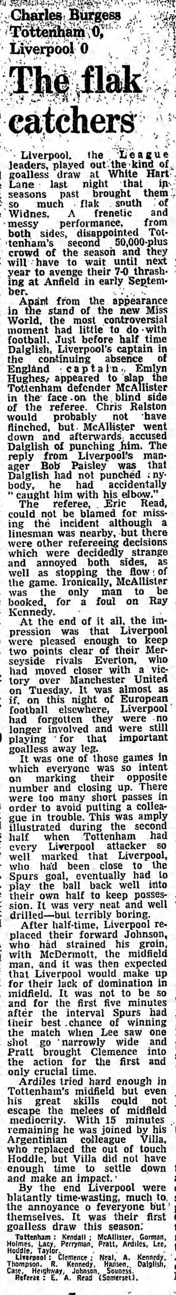 Guardian match report