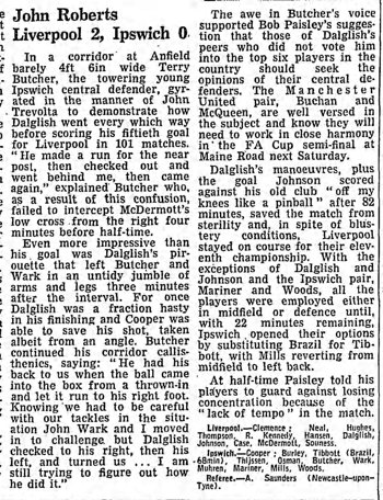 Guardian match report