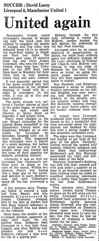 Guardian match report