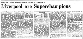 Guardian match report