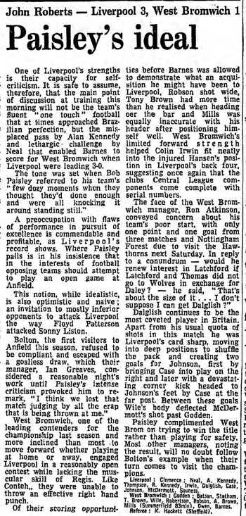 Guardian match report