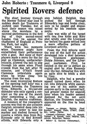 Guardian match report