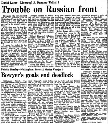 Guardian match report