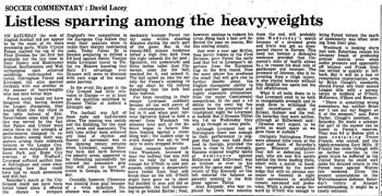 Guardian match report