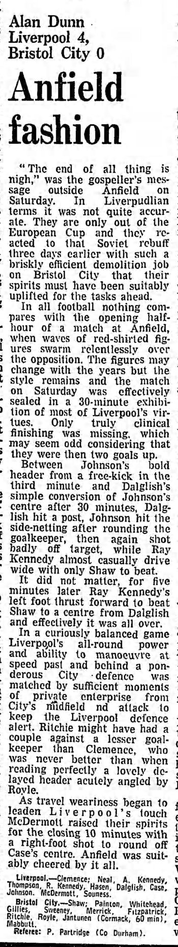 Guardian match report