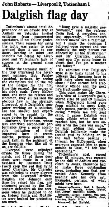 Guardian match report