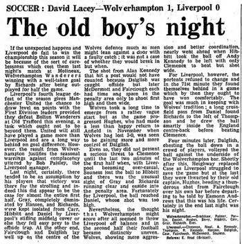 Guardian match report