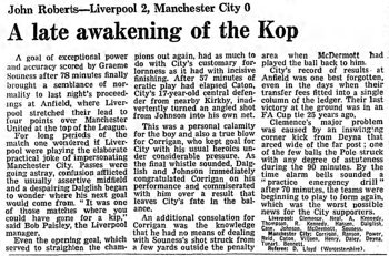 Guardian match report