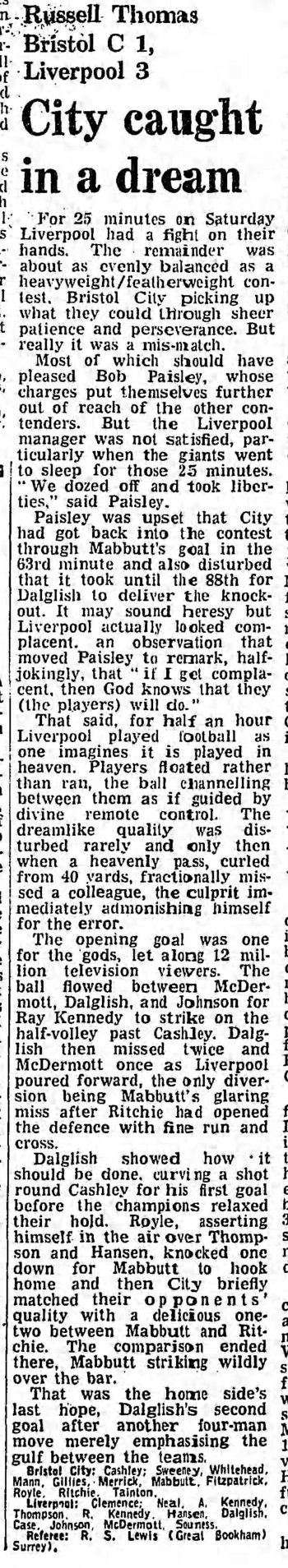 Guardian match report