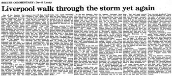 Guardian match report