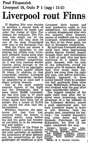 Guardian match report