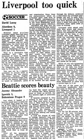 Guardian match report