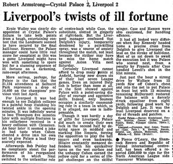 Guardian match report