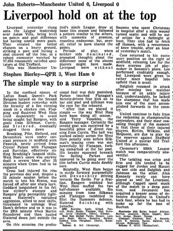 Guardian match report