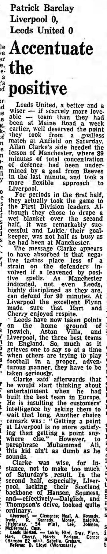 Guardian match report