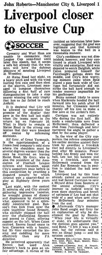 Guardian match report