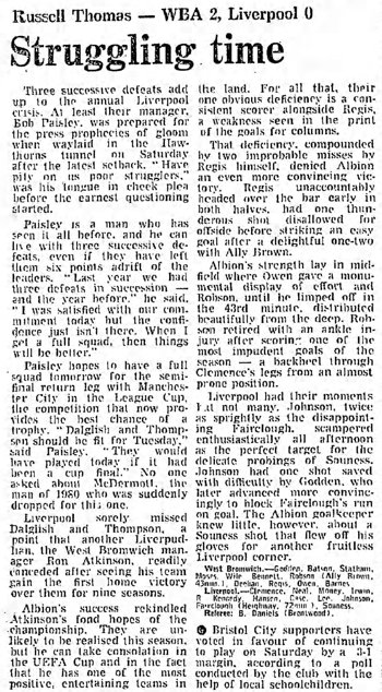 Guardian match report