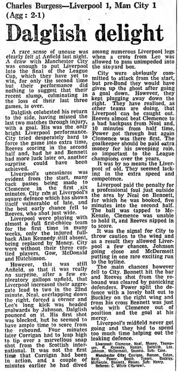 Guardian match report