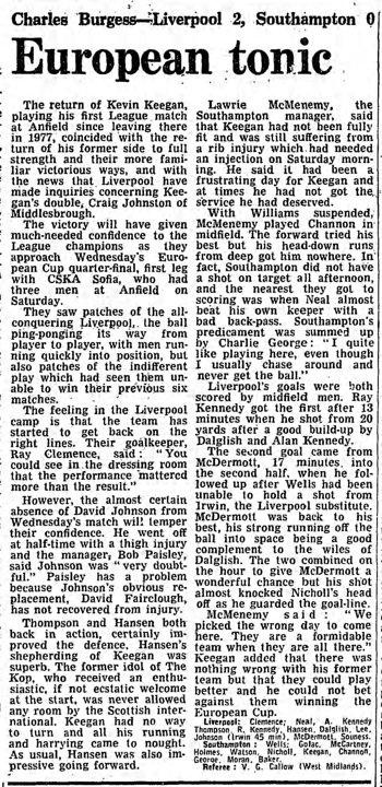 Guardian match report