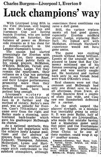 Guardian match report